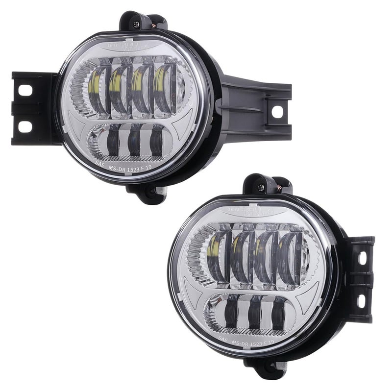 Z-OFFROAD DOT Approved LED Fog Light Assembly Compatible with Dodge Ram 1500 2002 2003 2004 2005 2006 2007 2008 Dodge Ram 2500/3500 2003-2009, 2pcs - Chrome - Image 1